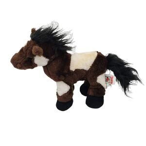 Ganz Webkins Pinto Pony Horse 10'' Kids Plush Stuffed Animal Toy No Code